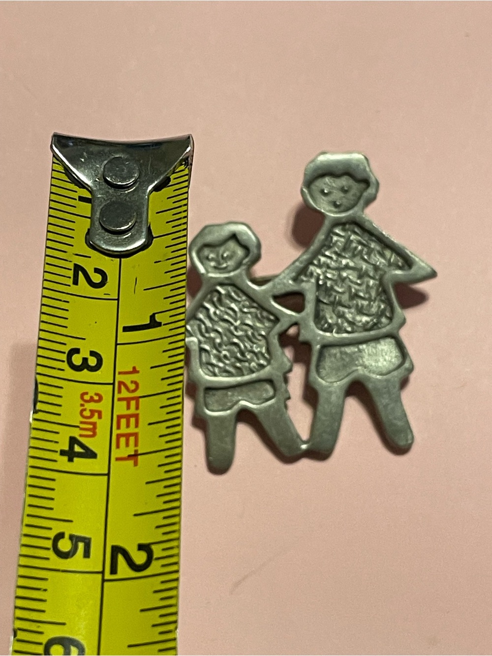 Vintage Signed Cynthia Webb Children Brooch #9953 - Picture 3 of 8